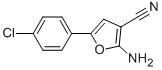 2-氨基-5-(4-氯苯基)-呋喃-3-甲腈