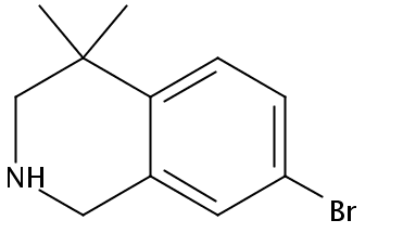 7-溴-4,4-二甲基-1,2,3,4-四氢异喹啉