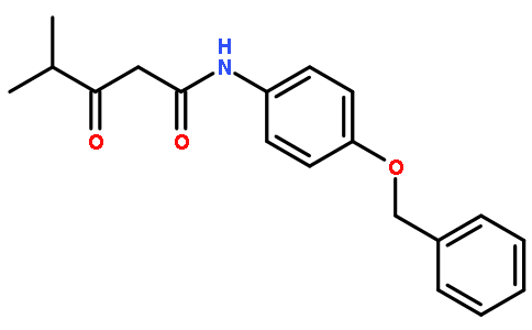 N-4-苄基氧基苯基异丁酰基乙酰胺