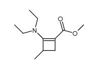 methyl 2-(diethylamino)-3-methylcyclobut-1-enecarboxylate