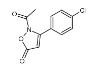 2-acetyl-3-(4-chlorophenyl)isoxazol-5(2H)-one
