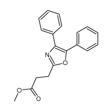 methyl 3-(4,5-diphenyloxazol-2-yl)propanoate