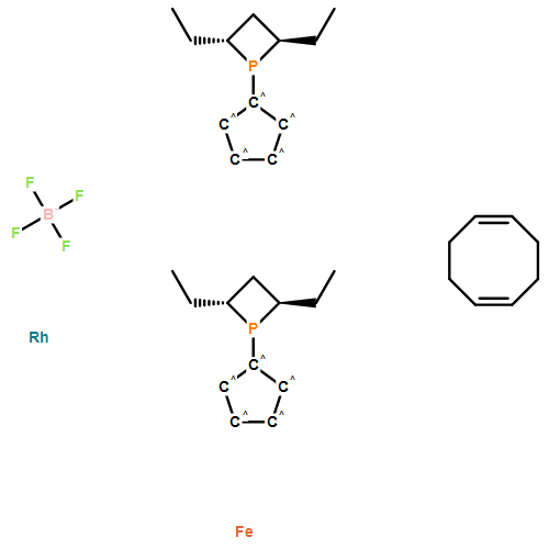 [(+)-1,1'-二((2R,4R)-2,4-二乙基磷杂环丁烷)二茂铁](1,5-环辛二烯)铑(I)四氟硼酸盐
