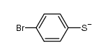 4-bromo-benzenethiol, deprotonated form