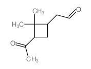 2-(3-乙酰基-2,2-二甲基环丁基)乙醛