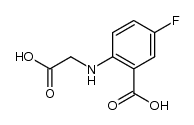 2-(carboxymethyl-amino)-5-fluoro-benzoic acid