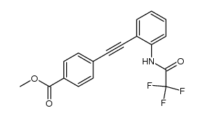 methyl 4-((2-(2,2,2-trifluoroacetamido)phenyl)ethynyl)benzoate