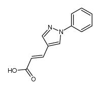 (E)-3-(1-phenylpyrazol-4-yl)prop-2-enoic acid