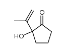 2-Isopropenyl-cyclopentanol-(2)-on-(1)