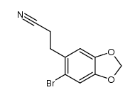 6-bromobenzo-1,3-dioxole-5-propanonitrile