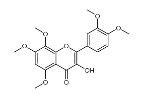 2-(3,4-dimethoxy-phenyl)-3-hydroxy-5,7,8-trimethoxy-chromen-4-one