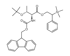 N-(9-Fluorenylmethoxycarbonyl)-O-(tert-butyl)-L-threonin-(2-phenyl-2-trimethylsilyl)ethylester