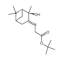 tert-butyl{[(1R,2R,5R)-2-hydroxy-2,6,6-trimethylbicyclo[3.1.1]hept-3-ylidene]amino}acetate
