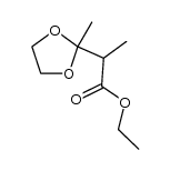 carbethoxy-1 ethylene dioxy-2 methyl-1 propane