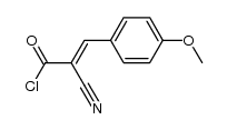(E)-3-p-anisyl-2-cyano-2-propenoyl chloride