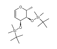 3,4-bis-(tert-butyldimethylsilyl)-1,5-anhydro-2,6-dideoxy-D-ribo-hex-1-enitol