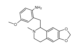 4-methoxy-2-(6-methyl-5,6,7,8-tetrahydro-[1,3]dioxolo[4,5-g]isoquinolin-5-ylmethyl)-aniline