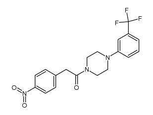 1-[2-(4-Nitrophenyl)acetyl]-4-[3-(trifluoromethyl)phenyl]piperazine