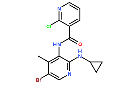 N-[5-溴-2-(环丙基氨基)-4-甲基-3-吡啶基]-2-氯-3-吡啶甲酰胺