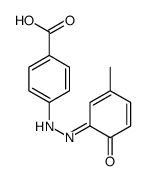 4-[2-(3-methyl-6-oxocyclohexa-2,4-dien-1-ylidene)hydrazinyl]benzoic acid