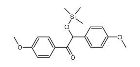 1,2-bis-(4-methoxyphenyl)-2-[(trimethylsilyl)oxy]ethanone