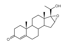 16α,17-Epoxy-20α-hydroxypregn-4-en-3-on