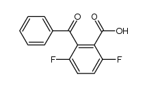 2-benzoyl-3,6-difluorobenzoic acid