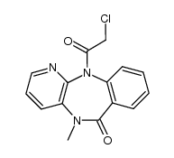 11-chloroacetyl-5-methyl-5,11-dihydro-benzo[e]pyrido[3,2-b][1,4]diazepin-6-one