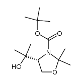 tert-butyl (4R)-4-(1-hydroxy-1-methylethyl)-2,2-dimethyl-1,3-oxazolidine-3-carboxylate