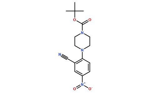4-(2-氰基-4-硝基苯基)哌嗪-1-羧酸叔丁酯