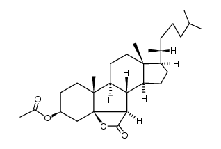 3β-acetoxy-5-hydroxy-B-nor-5β-cholestane-6β-carboxylic acid-lactone