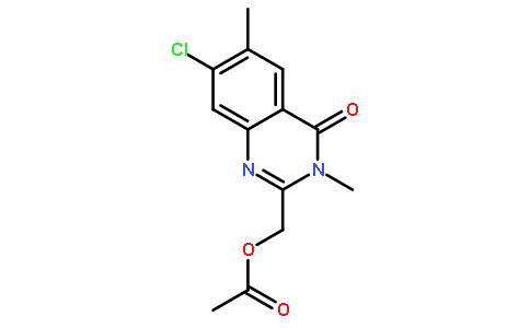 (7-Chloro-3,6-dimethyl-4-oxo-3,4-dihydro-2-quinazolinyl)methyl ac etate