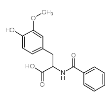 2-benzamido-3-(4-hydroxy-3-methoxyphenyl)propanoic acid