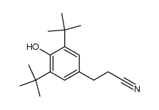 3-(3,5-di-tert-butyl-4-hydroxy-phenyl)-propionitrile