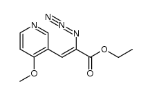 ethyl α-azido-β-(4-methoxypyrid-3-yl)acrylate