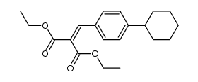 Diethyl p-cyclohexylbenzylidenmalonat