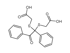 (α'-oxo-bibenzyl-α,α-diyldimercapto)-di-acetic acid