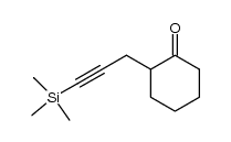 2-(3-trimethylsilyl-prop-2-ynyl)-cyclohexanone