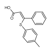 β-p-tolylsulfanyl-trans-cinnamic acid