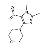 4-(1,2-dimethyl-5-nitro-1H-imidazol-4-yl)morpholine