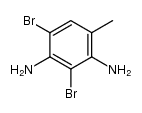 2,4-diamino-3,5-dibromotoluene