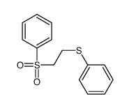 2-(benzenesulfonyl)ethylsulfanylbenzene