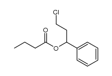 3-Cloro-1-phenylpropyl butanoate