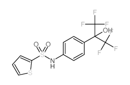 N-[4-[2,2,2-三氟-1-羟基-1-(三氟甲基)乙基]苯基]-2-噻吩磺酰胺