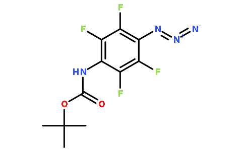 4-(N-叔-丁氧羰基氨基)四氟苯基叠氮化物