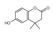 3,4-dihydro-6-hydroxy-4,4-dimethyl-2H-1-benzopyran-2-one