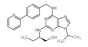 (2R)-2-[[9-propan-2-yl-6-[(4-pyridin-2-ylphenyl)methylamino]purin-2-yl]amino]butan-1-ol