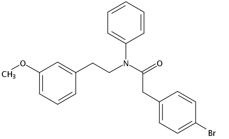 2-(4-bromophenyl)-N-{2-(3-methoxyphenyl)ethyl}-N-phenylacetamide