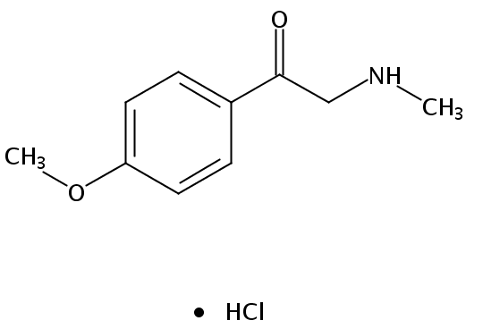 1-(4-methoxy-phenyl)-2-methylamino-ethanone hydrochloride