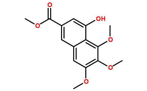 4-羟基-5,6,7-三甲氧基-2-萘羧酸甲酯